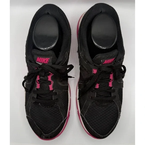 Nike Dual Fusion Run Women 11 Black Sneakers Athleisure Activewear Streetwear - Picture 4 of 11
